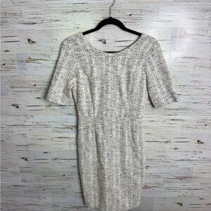 Banana Republic gray tweed Midi Dress size 2
